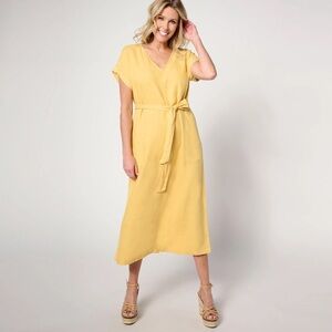 Studio Park x Leah Williams Regular Elevated Linen Dress XS